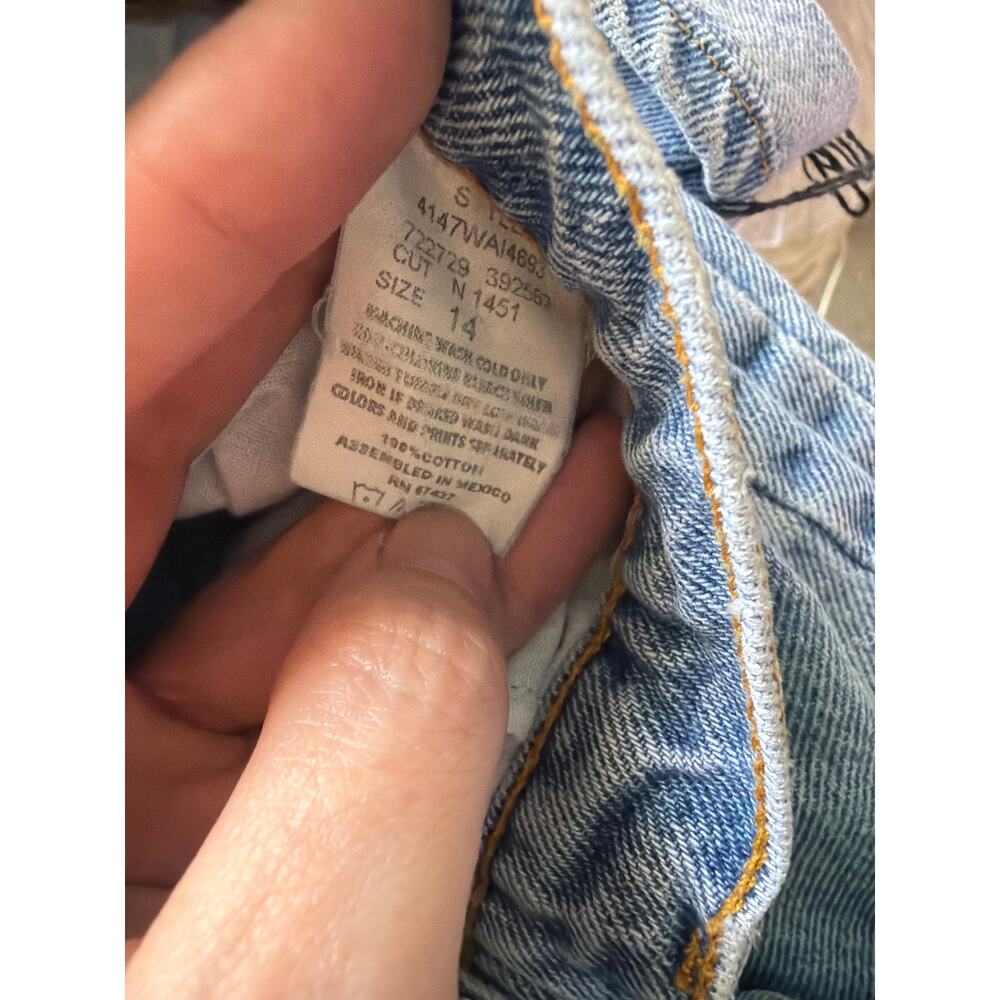 Vintage 90s Faded Glory Relaxed Fit Mom Jeans Light Wash Denim - Picture 4 of 4